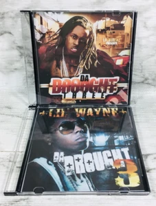 LIL WAYNE PRESENTS DA DROUGHT THREE (3) DOUBLE 2-DISC PROMO MIXTAPE MIX CD RARE! - Picture 1 of 7