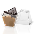 102030pcs Plastik Mousse Cup Leiter geformtes Pudding Cup Dessert Kuchen 