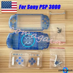 Replace For Sony PSP 3000 PSP3000 Full Housing Shell Case Cover Buttons Mod Kit - Picture 1 of 7