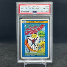1990 Marvel Universe Amazing Spider-Man #1 #131 PSA 6