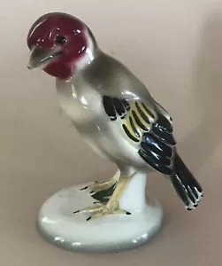 WIEN KERAMOS Kunst Keramik KLABLENA JUNGER SPATZ Sparrow Bird Vintage FIGURINE - Picture 1 of 7