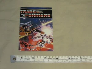 Vintage 1984 G1 Transformers Insert Catalog Brochure #3 Order Form Figure Poster - Picture 1 of 5