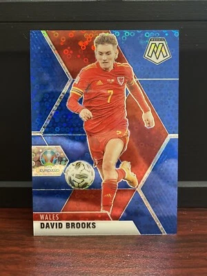 2021 Panini Mosaic UEFA Euro 2020 Mosaic Blue /99 David Brooks #195 3472 - Image 1 of 3