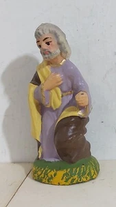 87389 Pastorello Presepe - Statuina in cartapesta - San Giuseppe - Picture 1 of 5