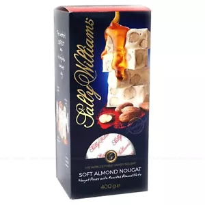 Sally Williams Soft Honey Roasted Almond Nougat, 400g Wrapped Kosher Halal - Picture 1 of 3