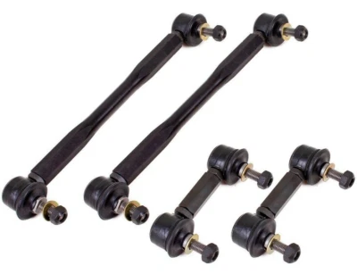 BMR ELK007 2008-2009 Pontiac G8 Kit de Link de Extremidade de Barra de Balanço Frontal e Traseira PRETO - Imagem 1 de 4