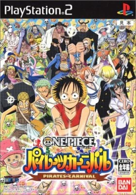 USED PS2 PlayStation 2 ONE PIECE Pirates Carnival Soft Only Edition 78910 JAPAN - Image 1 of 2