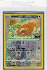 Pokemon Go English Ditto Unpeeled Bidoof Card 059/078