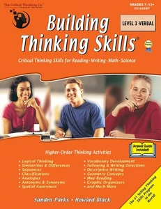 The Critical Thinking Building Thinking Skills Level 3 Verbal School Workboo... - Picture 1 of 1