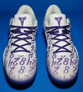 Nike Kobe 8 Protro Court Purple Men's White-Purple Low Basketball Shoes Sz 12 US - Picture 1 of 16