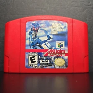 Jeremy McGrath Supercross 2000 Nintendo 64, nur Cartridge original getestet - Bild 1 von 5