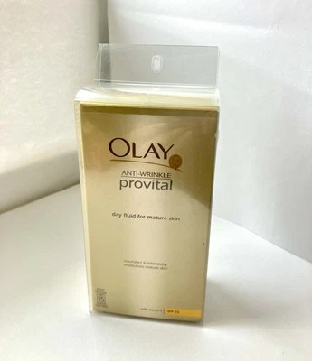 Olay Anti-Wrinkle Provital Day Fluid For Mature Skin SPF15, 100ml — 第 1/4 张图片