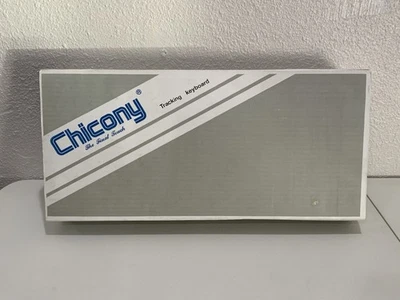 New Chicony KB-5581 Keyboard Cherry MX Blue Switches Molded Trackball *Rare* - Image 1 of 4
