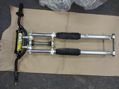 2004 Yamaha TTR125L Big Wheel Left & Right Front Forks Triple Clamp Handlebars - Image 1 of 4