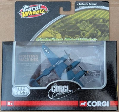2005 Corgi Wheelz Collection Fighting Machines P-38 Lightning "Sweet Dreams" NIB - Image 1 of 4