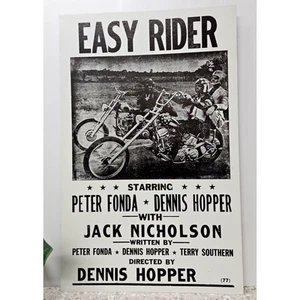 Vintage Poster Movie - Easy Rider - Peter Fonda - Jack Nicholson - Dennis Hopper - Picture 1 of 2