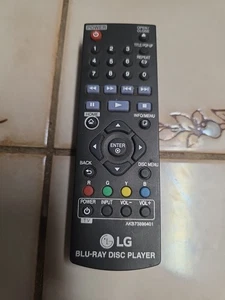 Mando a distancia LG AKB73896401 para reproductor de discos Blu-Ray LG DVD BD640 BP325W BP135W - Imagen 1 de 11