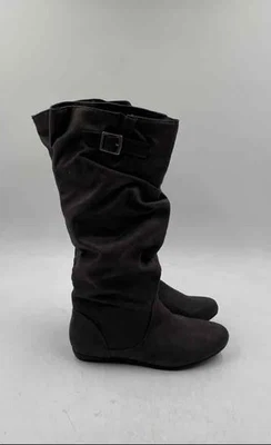 Trend Report Mujeres Marisa Marrón Punta Redonda Hasta la Rodilla Botas de Montar Talla 8.5 M Foto 1 de 4