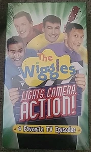 NEW 2005 - The Wiggles - Lights Camera Action! VHS - Original Cast - HTF - Picture 1 of 7
