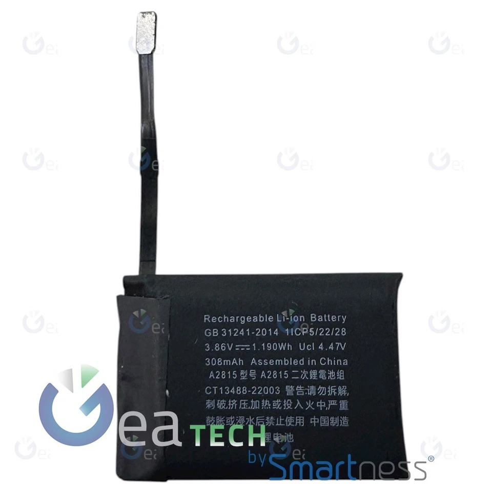 BATTERIA PER APPLE WATCH SERIE 8 45MM A2778 RICAMBIO PILA | A2815 - Immagine 1 di 1