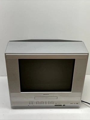 Toshiba MD14F52 Retro Gaming Television 14” Pure Flat CRT TV DVD Combo - Image 1 of 4