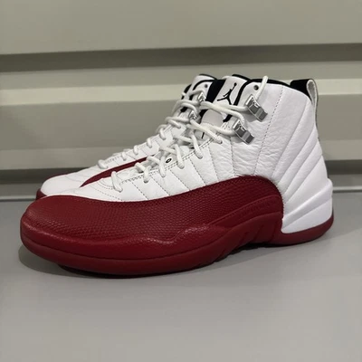 Nike Air Jordan 12 Retro Cherry CT8013-116 Para hombres Talla 8.5 Tenis NUEVAS - Imagen 1 de 4