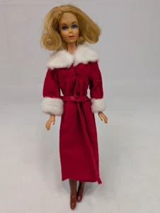 Vintage Marlow Flip Barbie Doll TNT Furry 'n Fun #3336 Coat Mattel Japan 1969 - Picture 1 of 13