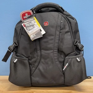 Swiss Gear 3760 ScanSmart TSA Laptop Friendly All-in-One Backpack, Black - Picture 1 of 2