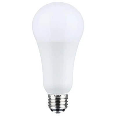 5/14/20 Watt A21 LED - 3-Way Lamp - White Finish - 5000K CCT - Medium Double Con - Image 1 of 4