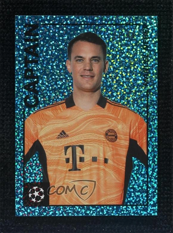 2021-22 Topps Merlin's Heritage 97 UCL Captain Blue /49 Manuel Neuer #110 - Image 1 of 2