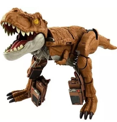 2022 Jurassic World Fierce Changers T Rex Chase N Roar Figura Tyranosaurus Jeep Foto 1 de 4