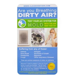 Kit de prueba Cleanventair | Kit de prueba de molde de aire sucio | Regalo de calentamiento de la casa - Imagen 1 de 5