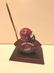 Iowa State Cyclones Maskottchen Fußball Schreibtisch Set/Uhr NEU - Bild 1 von 6