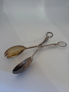 Pinzas para servir placa de plata Raimond Sheffield Inglaterra - Imagen 1 de 3