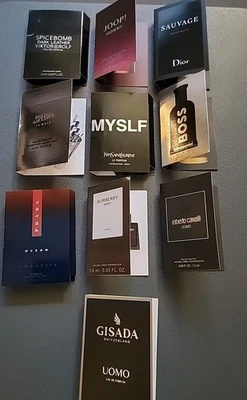 BURBERRY, PRADA, JOOP, BOSS, DIOR, GISADA Herrenparfum 10× gemischt Adventskalender-Geschenk-, 12.7 ml als Spray