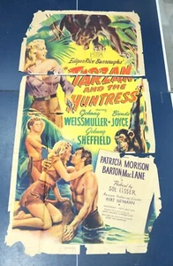 Tarzan and the Huntress (1947) Authentic Movie Poster -40x79 B16-42-7 - Picture 1 of 6