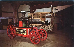 Fire Wagons Museum Agriculture & Vehicles Cornwall Ontario Postcard Canada - Imagen 1 de 2
