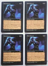 MTG Magic the Gathering ENFEEBLEMENT X4 (Tempest Black) Enchant Creature