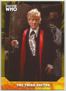 Doctor Who Signature Series 2017 ~ YELLOW PARALLEL Base Card #3 Third Dr #16/25