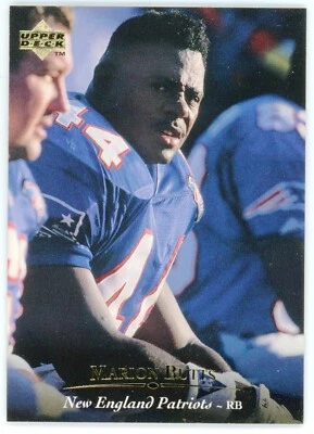 1995 Upper Deck Marion Butts Card #160 - Image 1 of 2