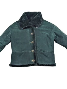 Abrigo Wilson's Adventure Bound Vintage Cuero Gamuza Verde - Para Mujer Talla Grande - Imagen 1 de 12