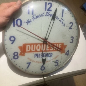 Duquesne Pilsener Pittsburgh PA Bier PAM Uhr - Bild 1 von 9