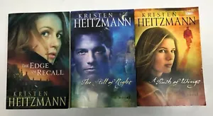 3 Books by Kristen Heitzmann Rush of Wings Still of Night Edge of Recall - Imagen 1 de 3