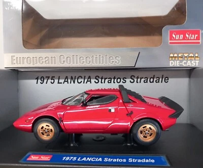 Sunstar 1:18 1975 Lancia Stratos Stradale Beautiful Condition Boxed - Image 1 of 4
