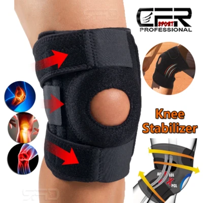 Kniebandage Kniestütze Kompression Sport Bandage Schmerzen Knieschoner Bein CFR