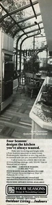1990 Vintage Print Ad Four Seasons designs the kitchen you've always wanted Sun - Picture 1 of 2