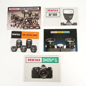 +Set of 5 Vintage Original Pentax Product Guides and Manuals - Picture 1 of 1