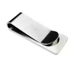 Stainless Steel Money Clip Silver Metal Pocket Holder Wallet Credit Card Holder - Picture 1 of 4