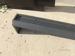 TREADMILL PART: Nordic Track C2420 OEM Running Deck Right Foot Rail Edge+End Cap - Picture 1 of 7