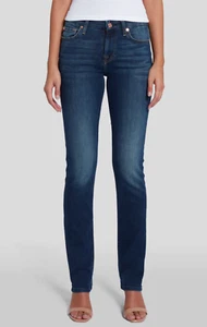 7 FOR ALL MANKIND DENIM KIMMIE STRAIGHT LEG 24x32 - Picture 1 of 7